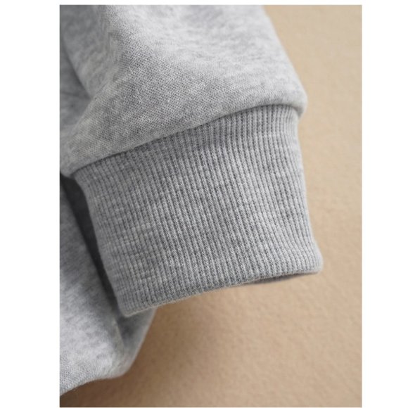 Solid Thermal Lined Sweatshirt - Picture 6 of 6